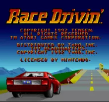 Image n° 1 - screenshots  : Race Drivin'
